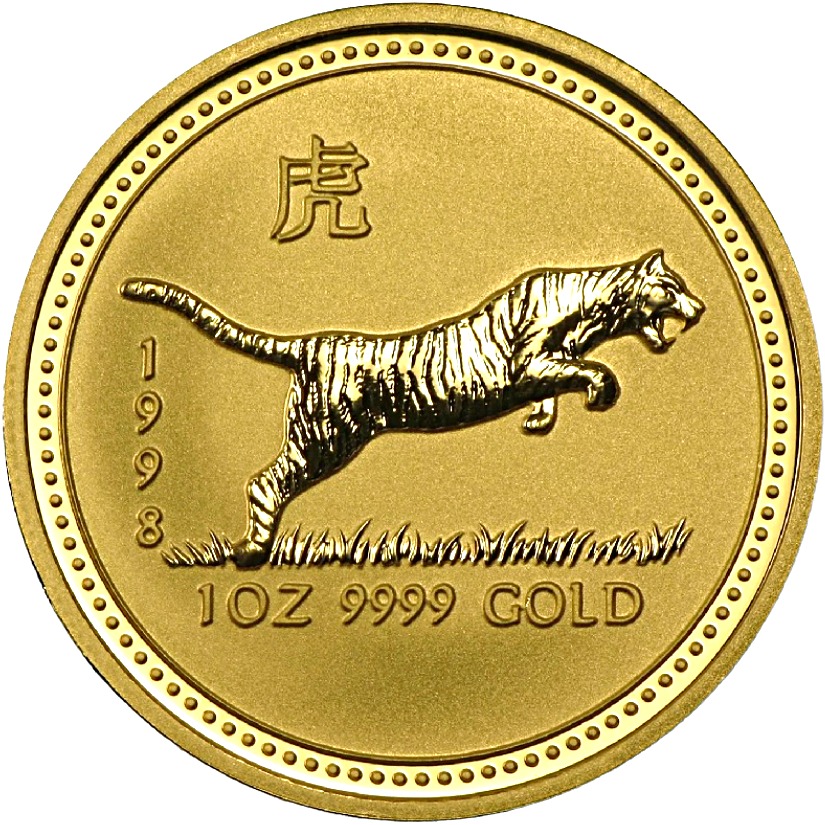 gold lunar coin