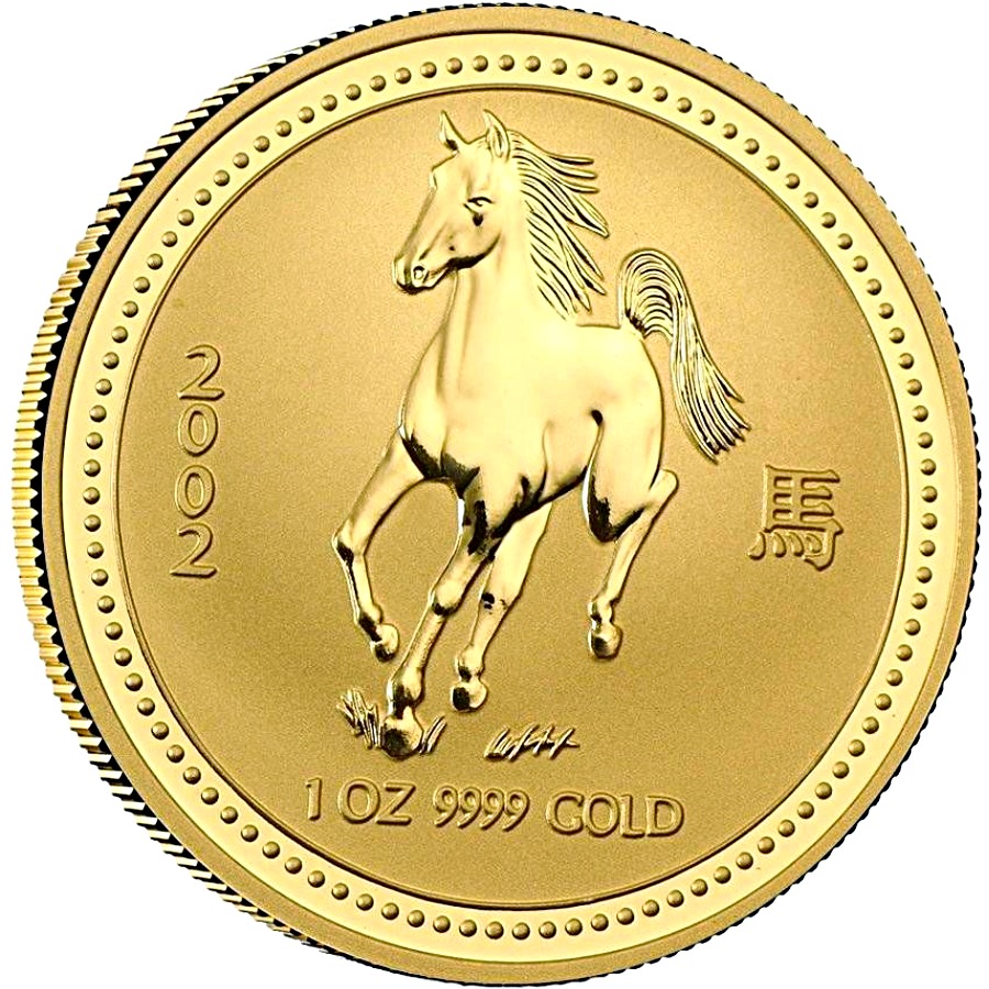 gold lunar coin