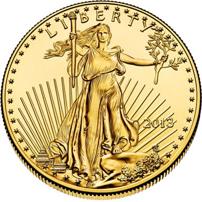 1 oz. - US Gold Eagle - Obverse